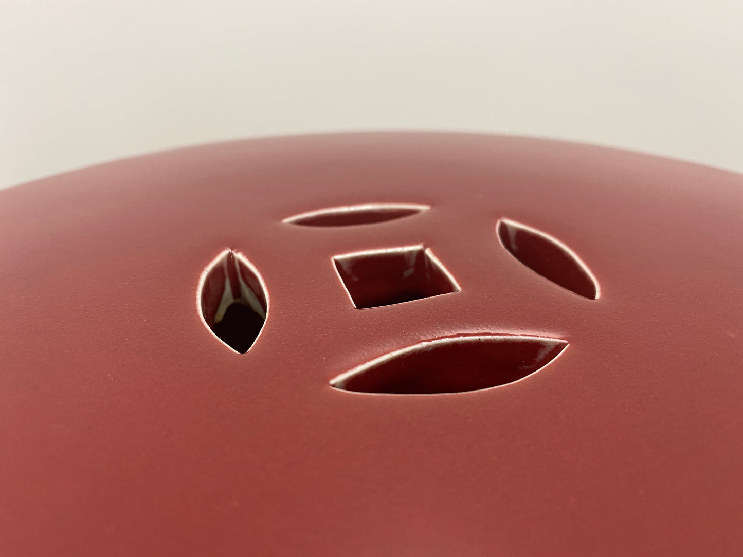 Jingdezhen Garden Stool, Oxblood